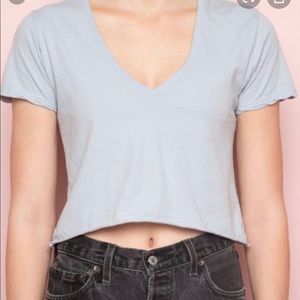Light blue Brandy Melville V-neck